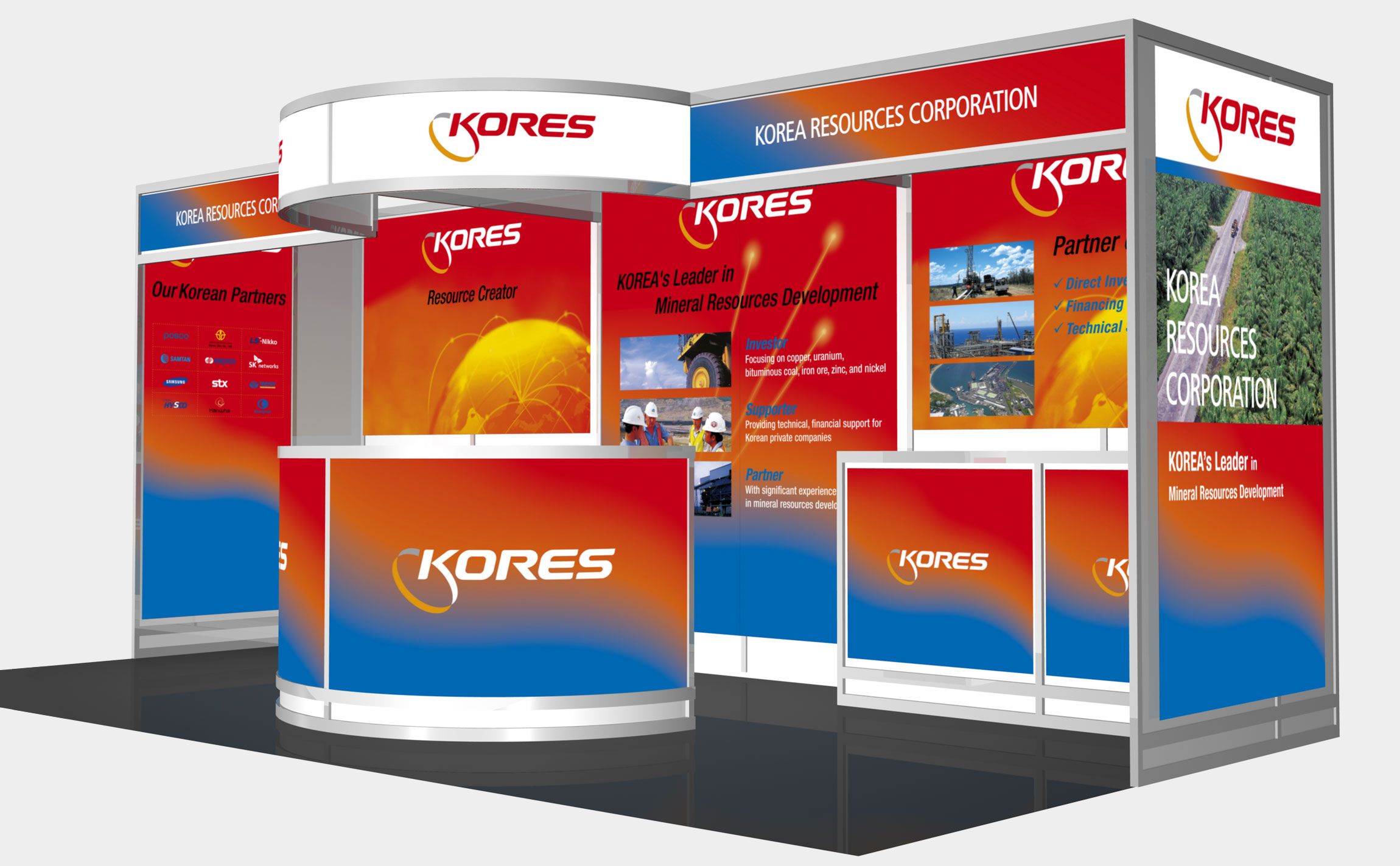 Exbition Booth for KORES