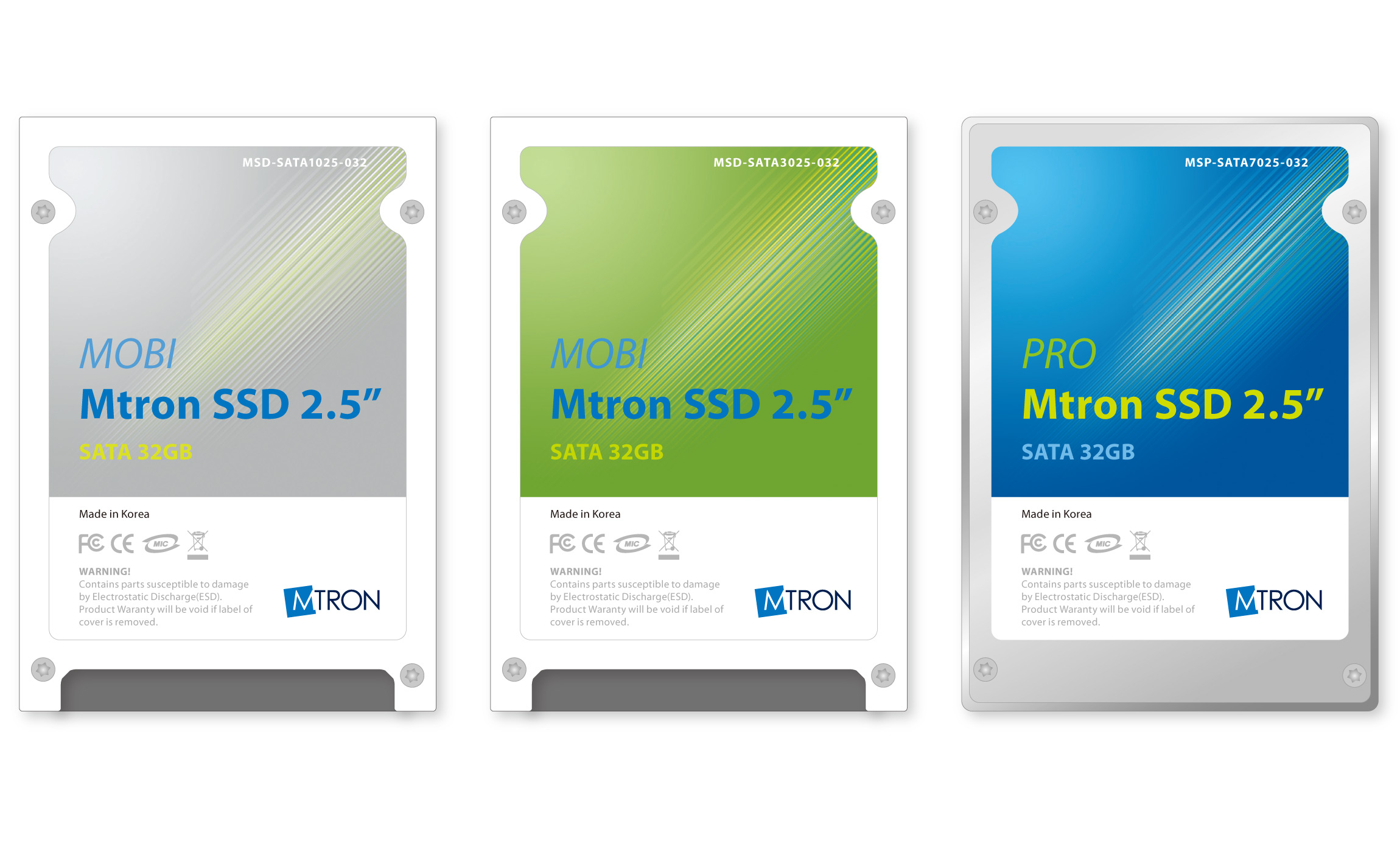 Packaging of Mtron SSD