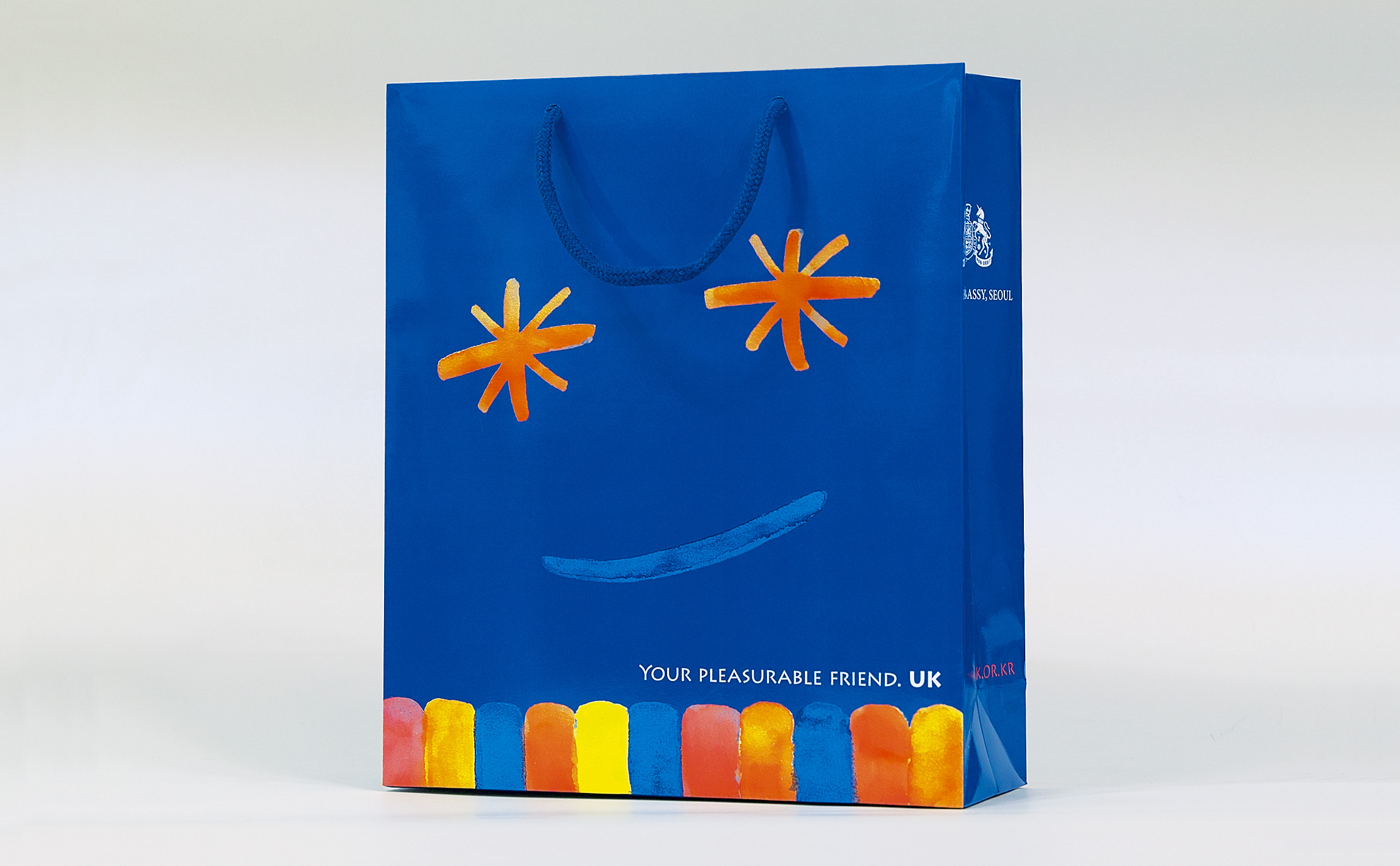 Paper bags design for British Embassy in Korea