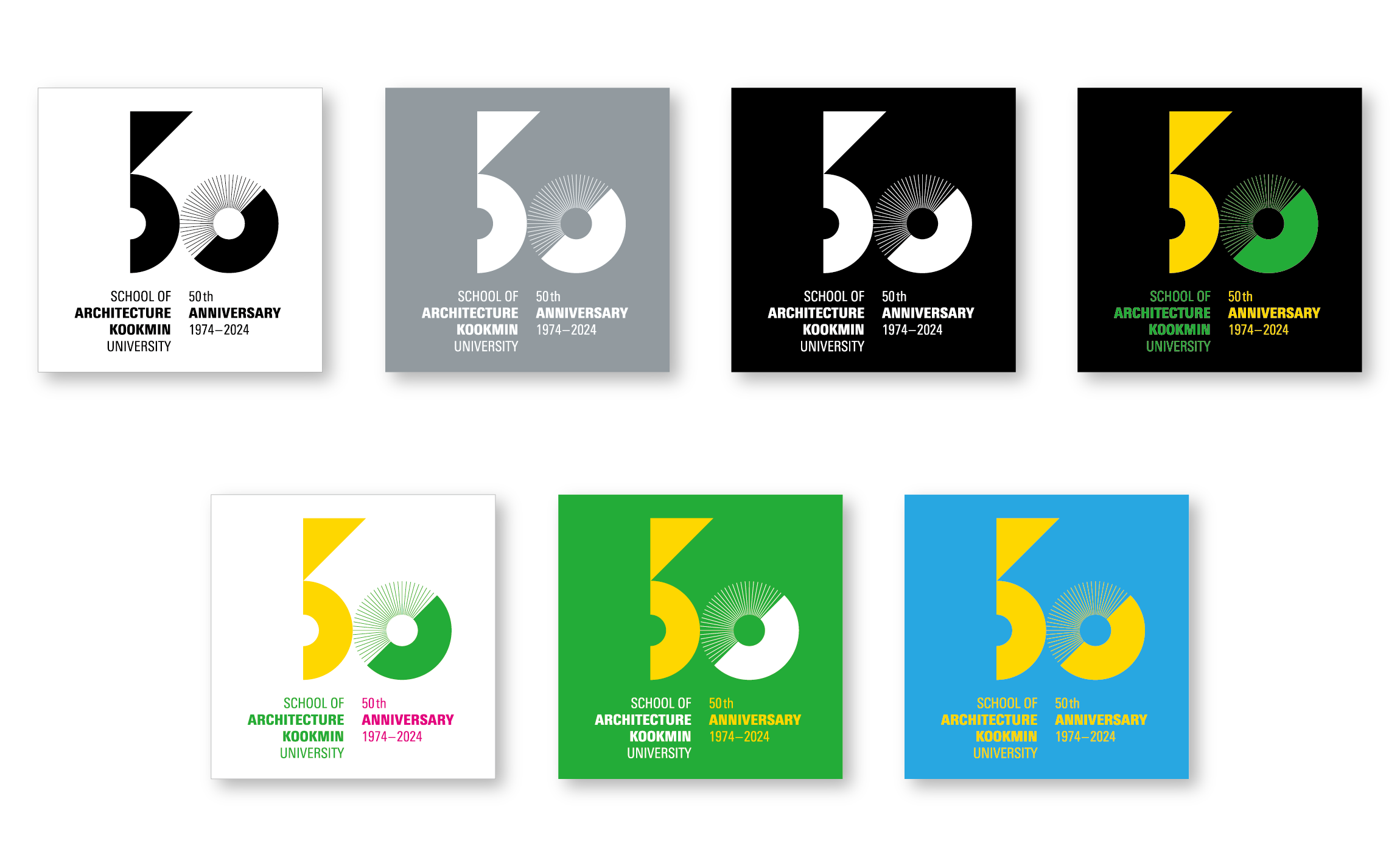 School of Architecture Kookmin University 50th Anniversary Design Kookmin University Branding & Identity SAKU-50th-02.png