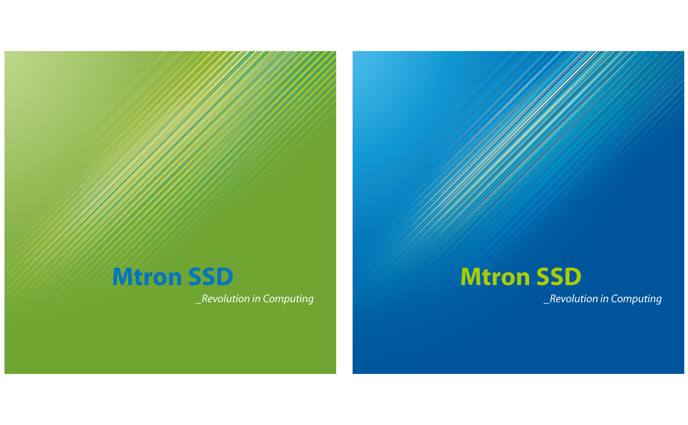 Promotional graphic for Mtron SSD